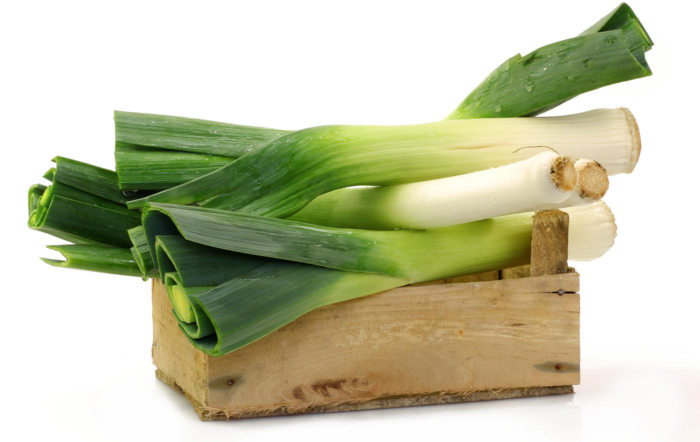 Leeks, grown in Wales