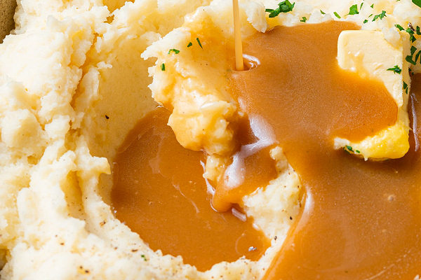 Mashed potato concealing cauliflower!