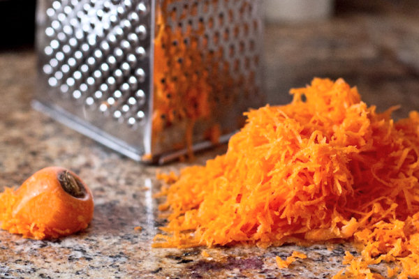 Add grated vegetables to meatballs
